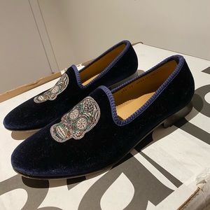 Del Toro Suede Slip On Loafers